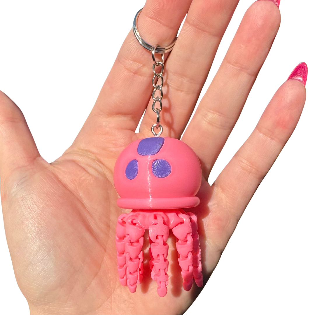 Jellyfish Keychain