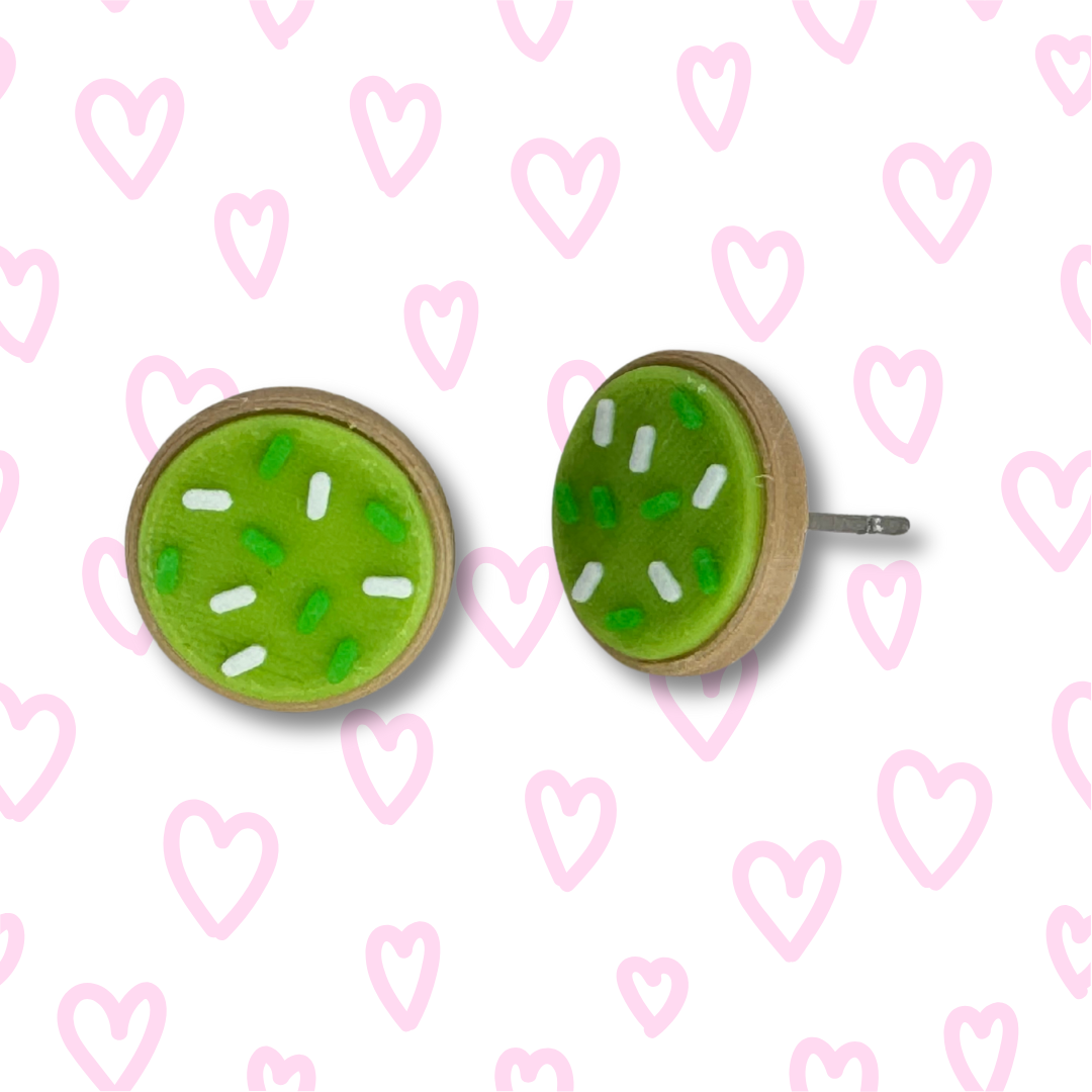 Sugar Cookie Stud Earrings