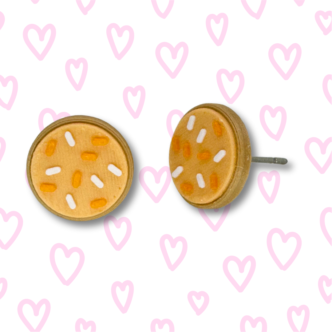 Sugar Cookie Stud Earrings
