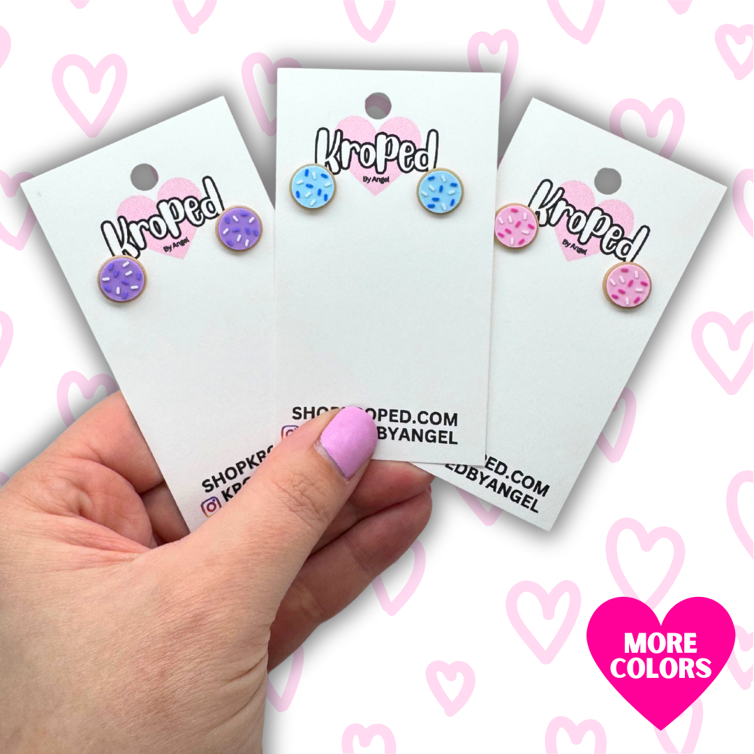 Sugar Cookie Stud Earrings