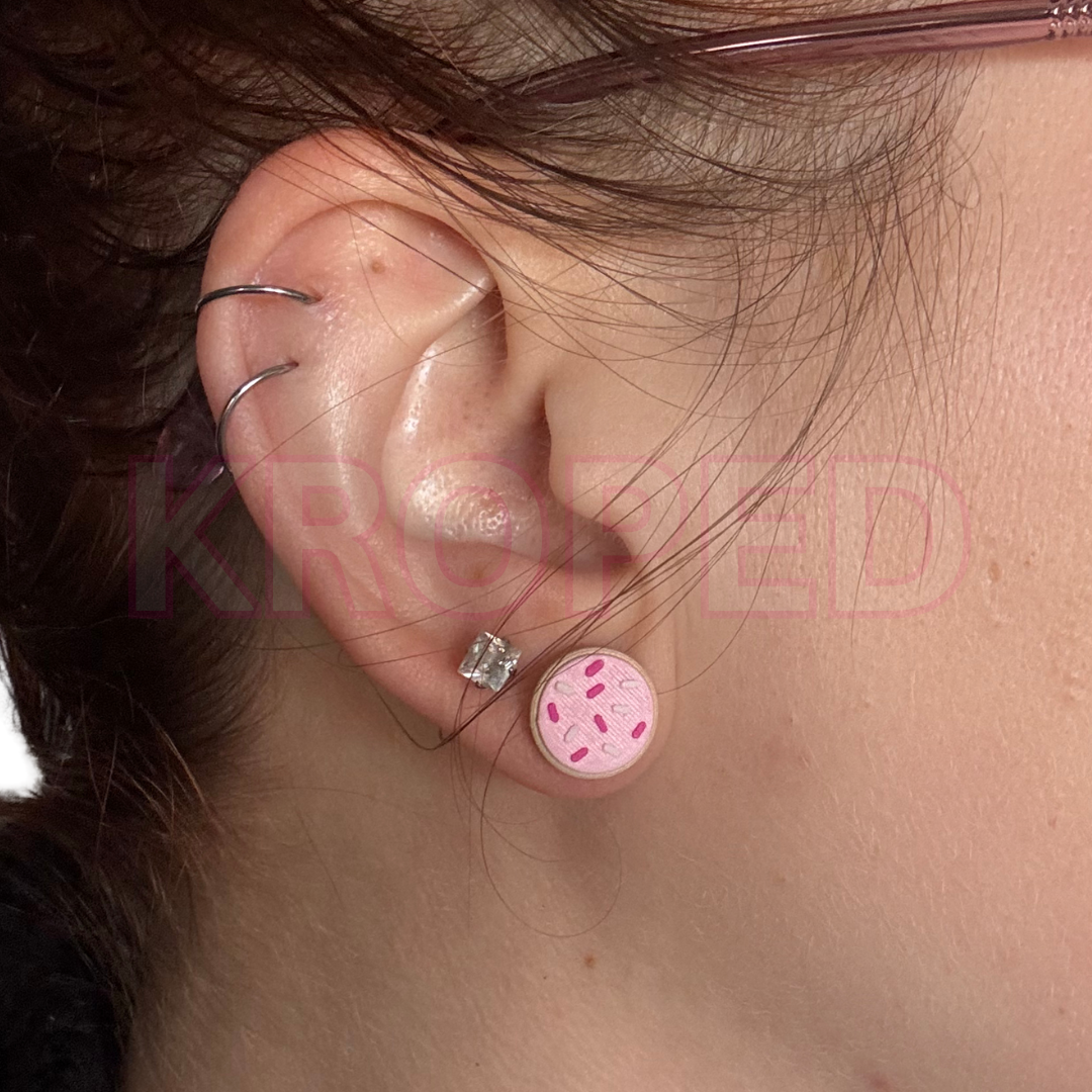 Sugar Cookie Stud Earrings