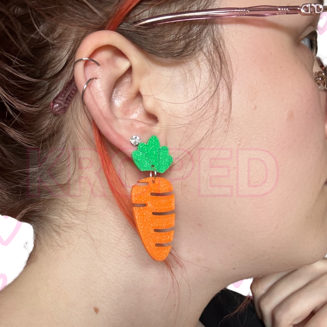 Carrot Earrings