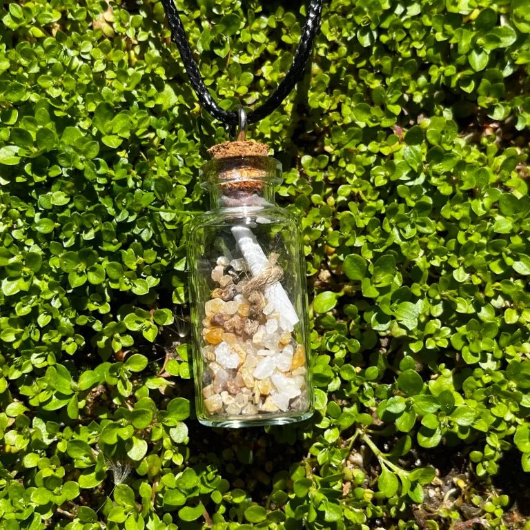 Beached Message in a Bottle Necklace - Kroped