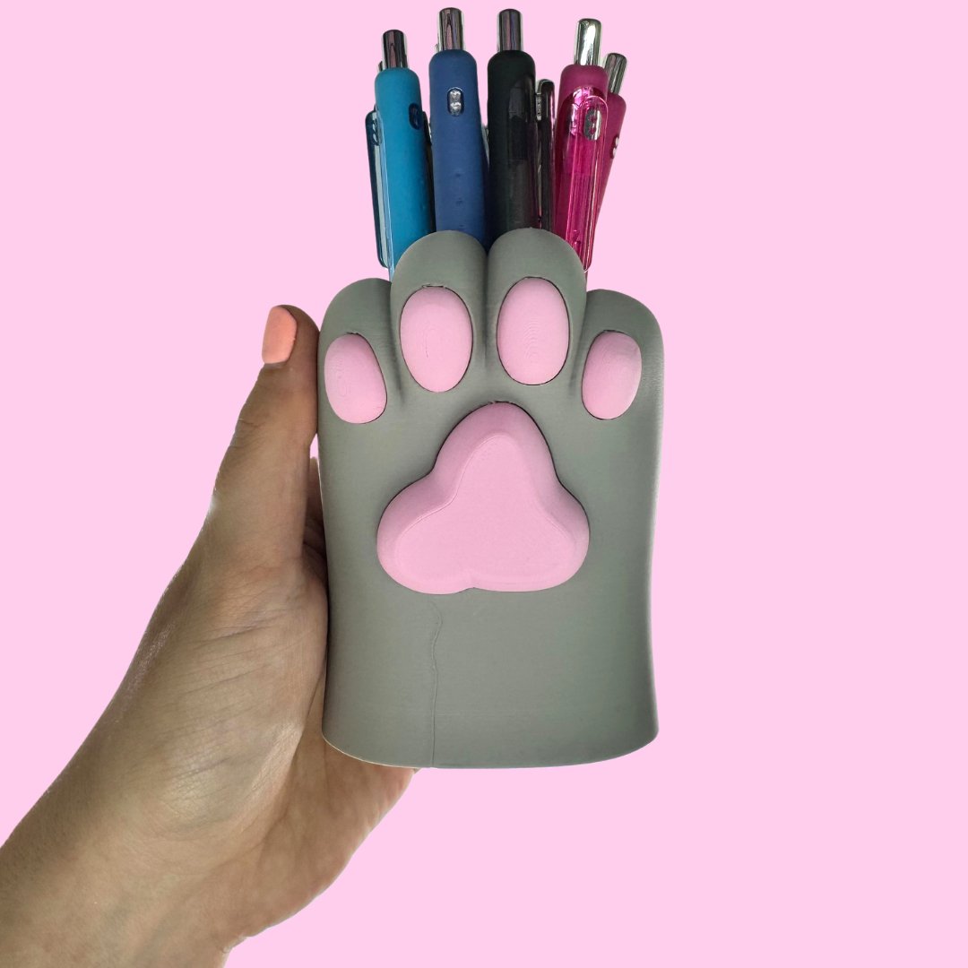 Cat Paw Desktop Pen Holder - Kroped