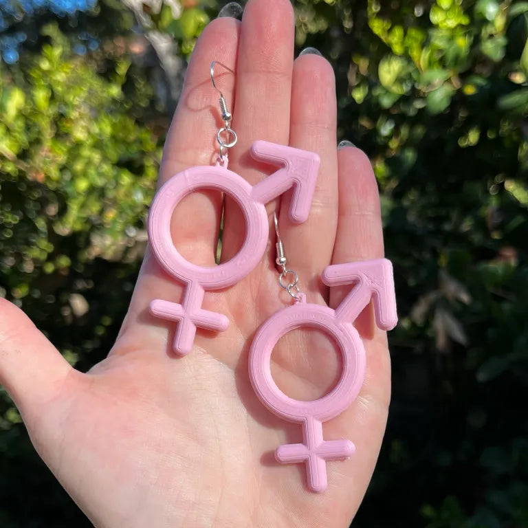 Gender Symbol Earrings