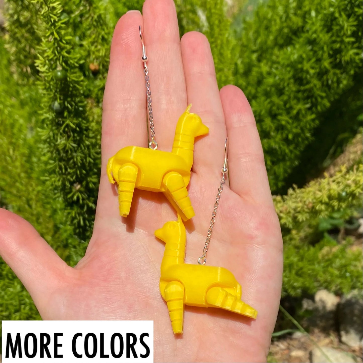 Moving Llama Alpaca Earrings