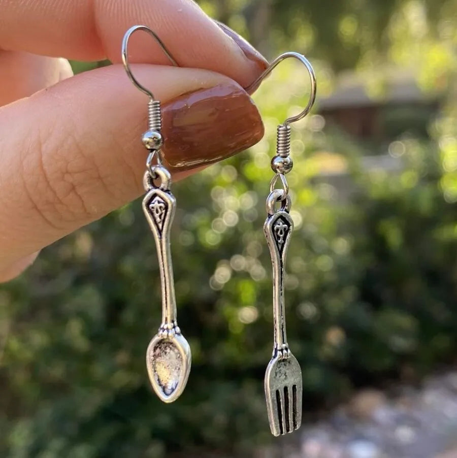 Fork and Spoon Earrings