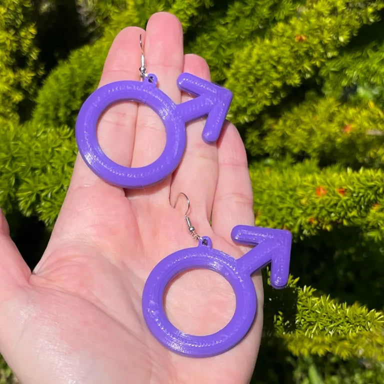 Gender Symbol Earrings