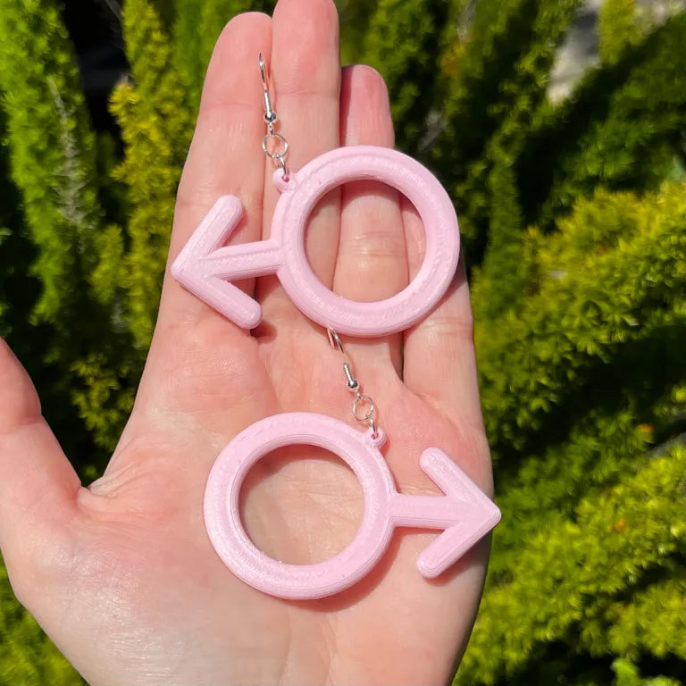 Gender Symbol Earrings