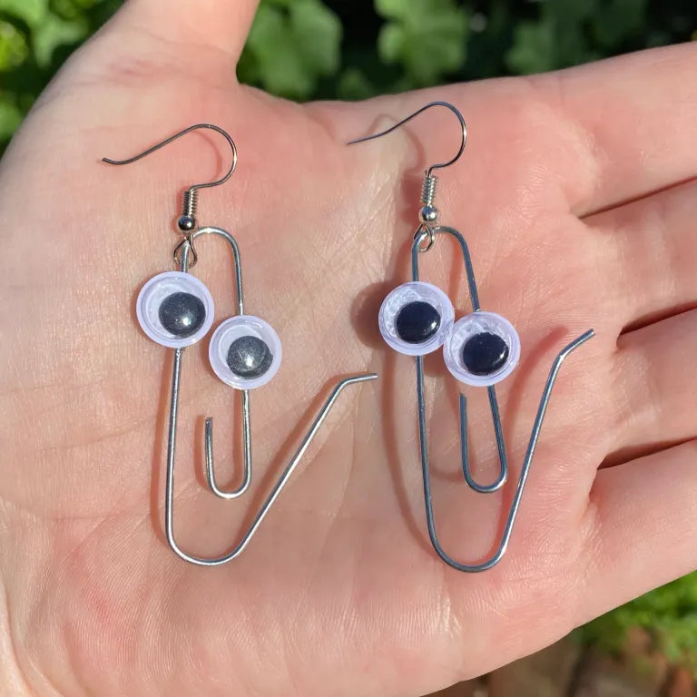 Clippy Paperclip Earrings