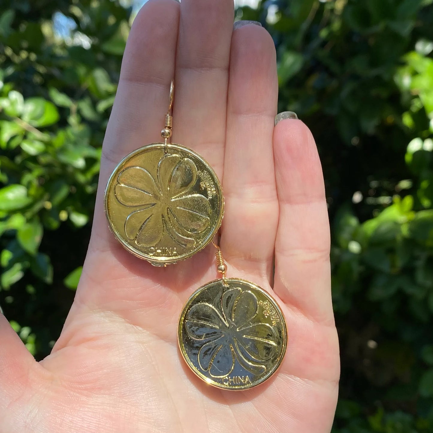 Single Coin Earrings