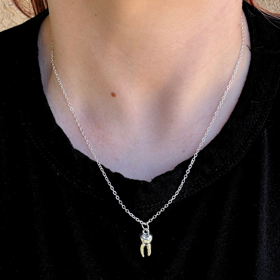 Silver Tooth Necklace