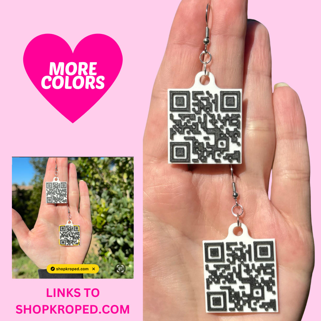 QR Code Earrings