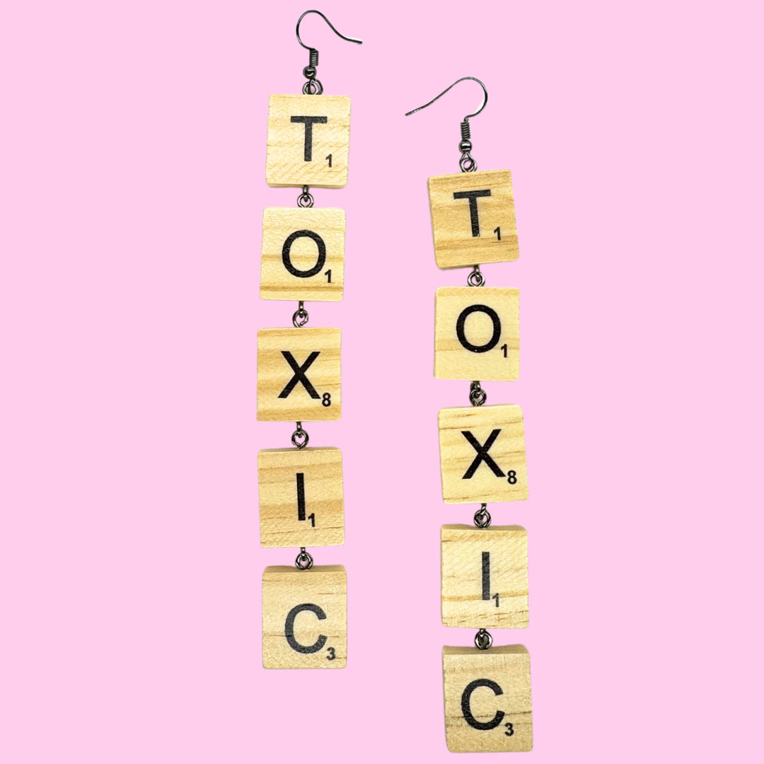 Scrabble Tile Earrings