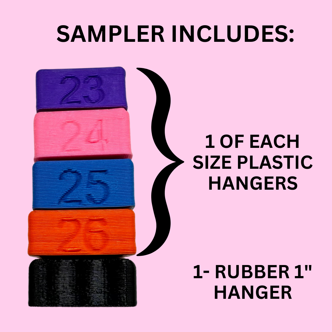 Plastic Sid Memory Block Hanger