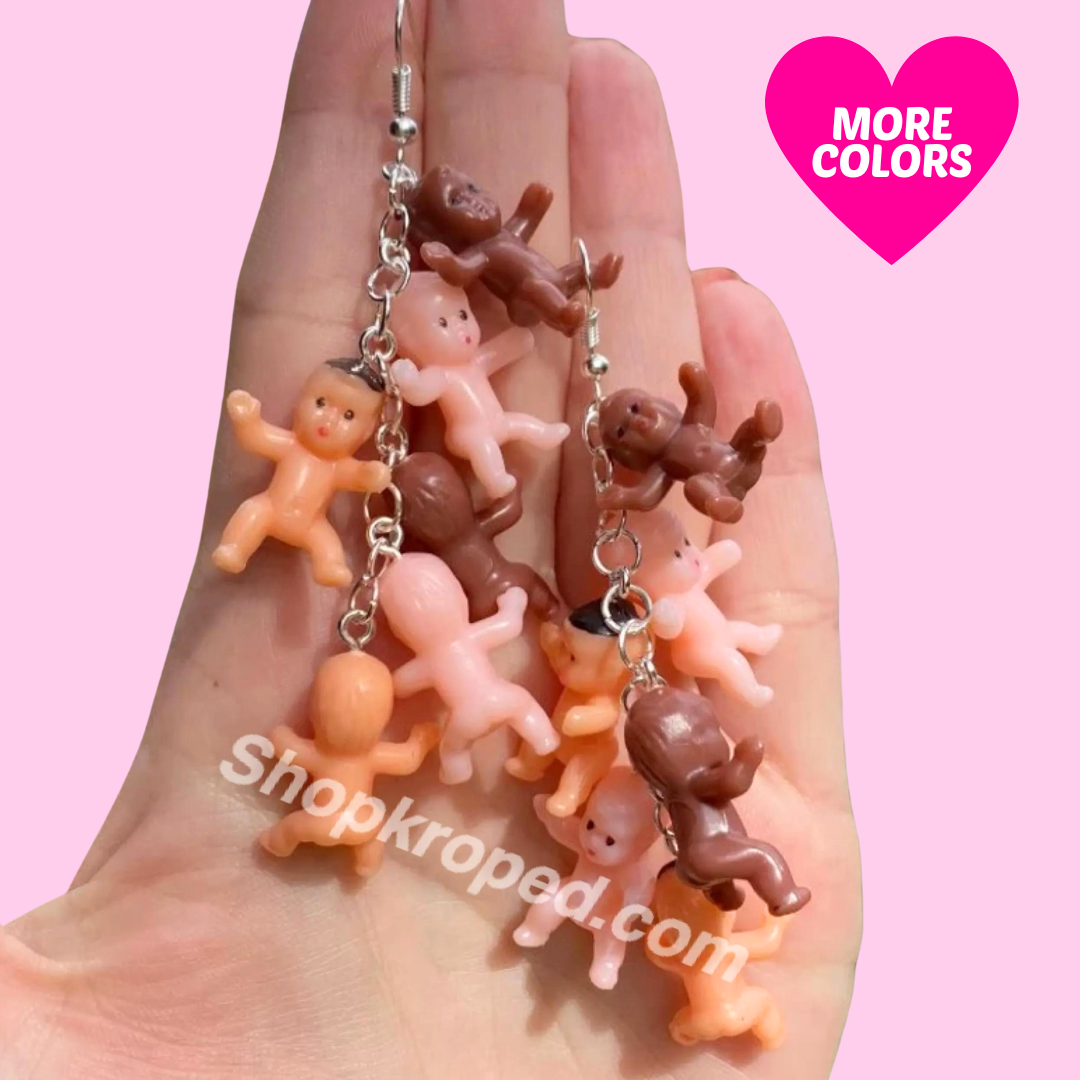 Baby Dangle Cluster Earrings