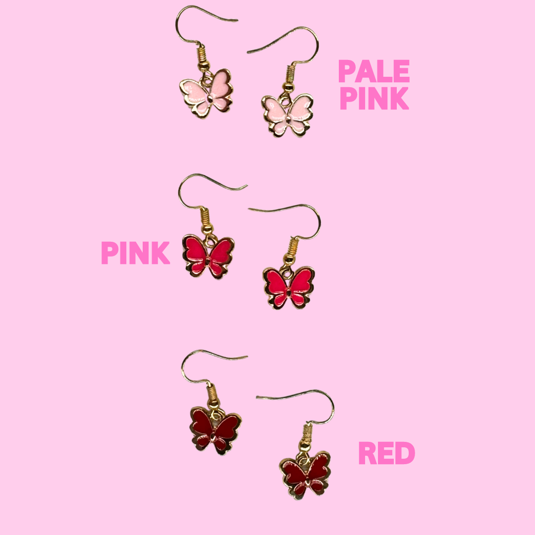 Tiny Butterfly Earrings