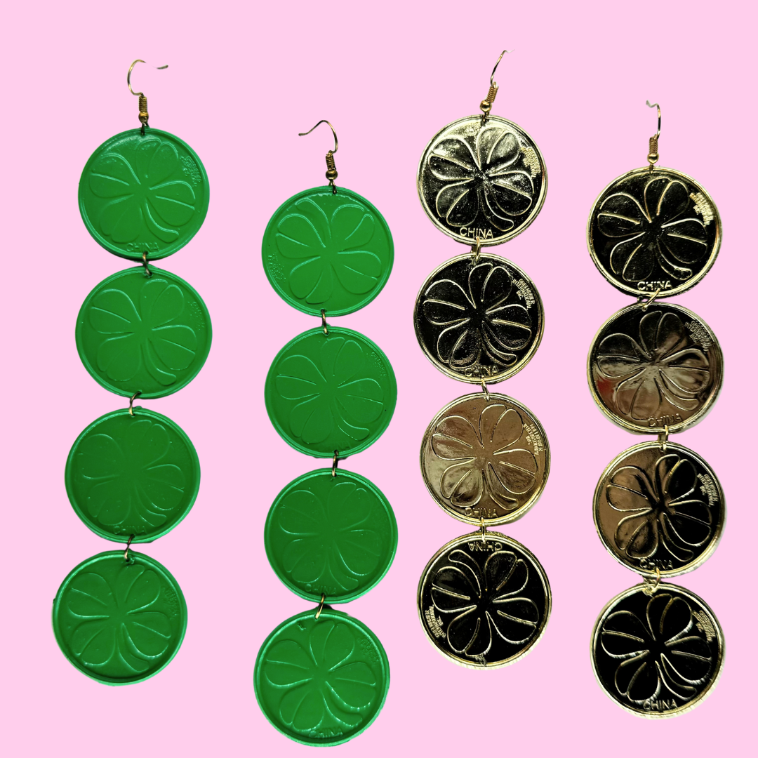Dangle Coin Earrings