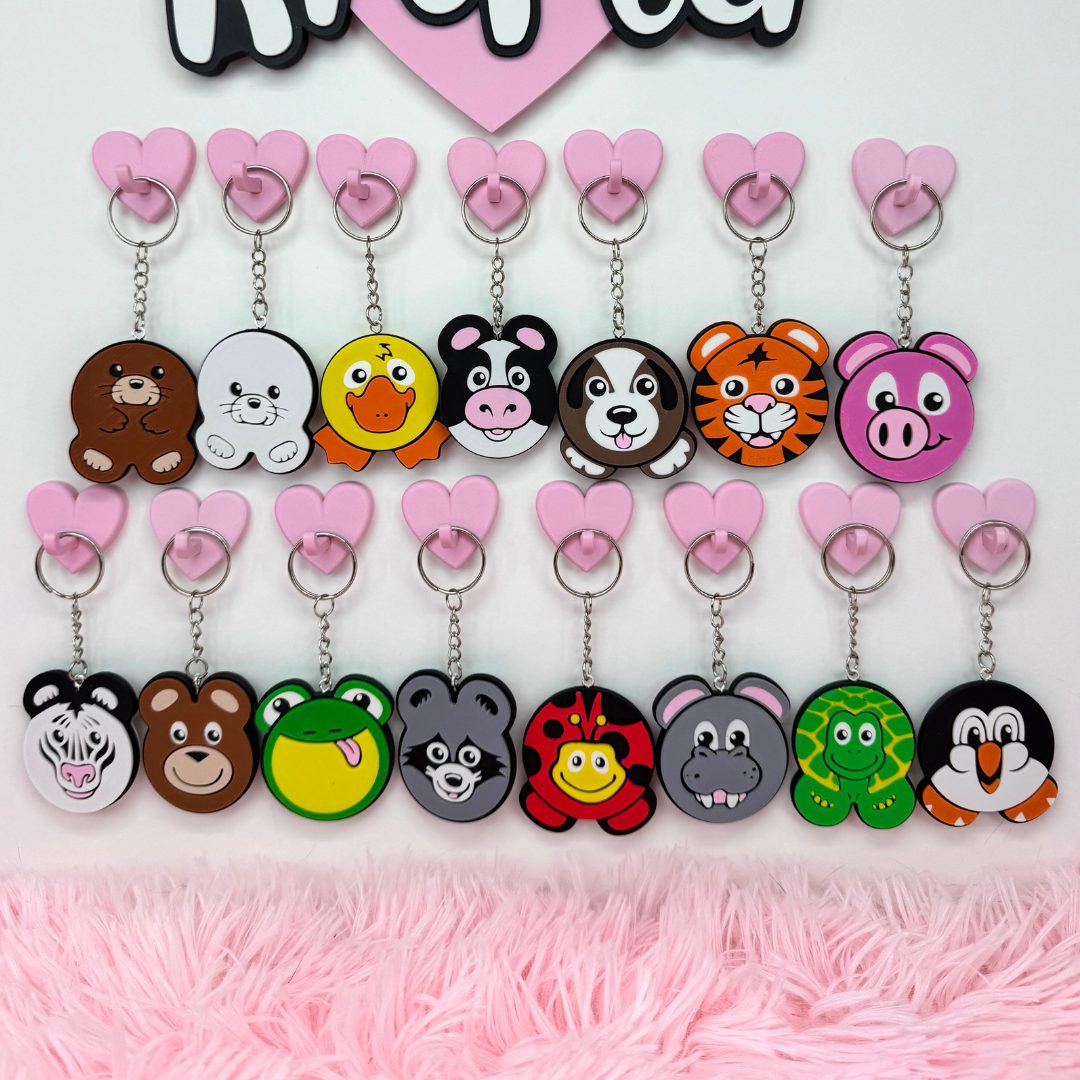 Zoo Animal Keychains