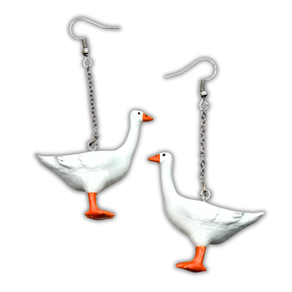 Single Head Duck Earrings