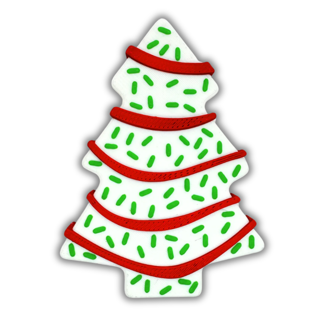 Christmas Tree Cake Magnet