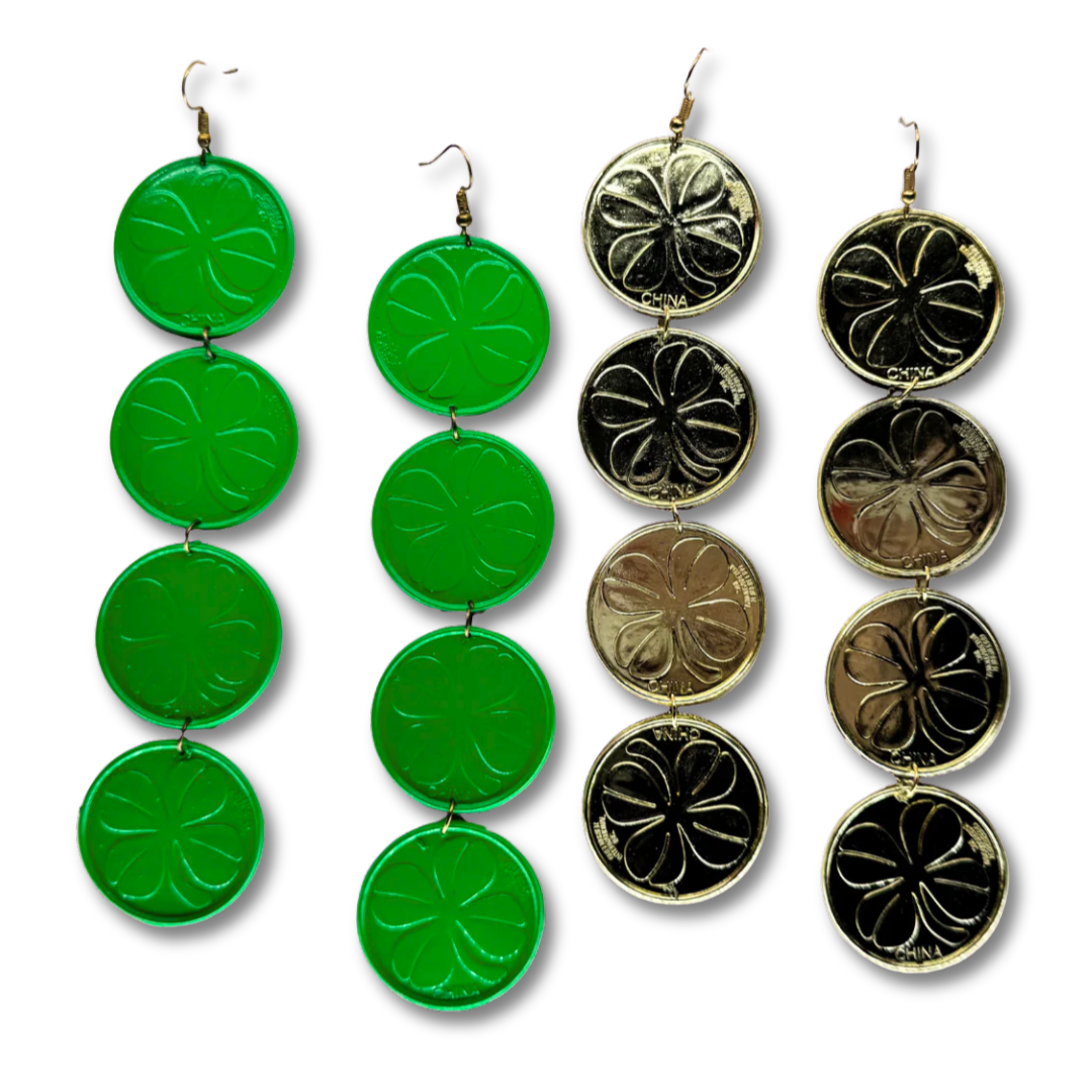 Dangle Coin Earrings