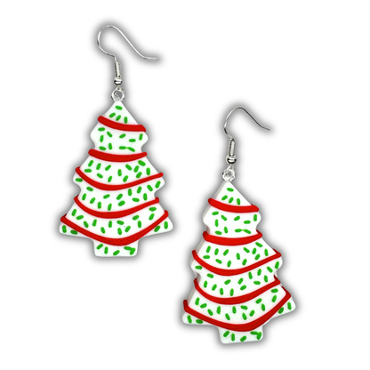 Christmas Cake Earrings