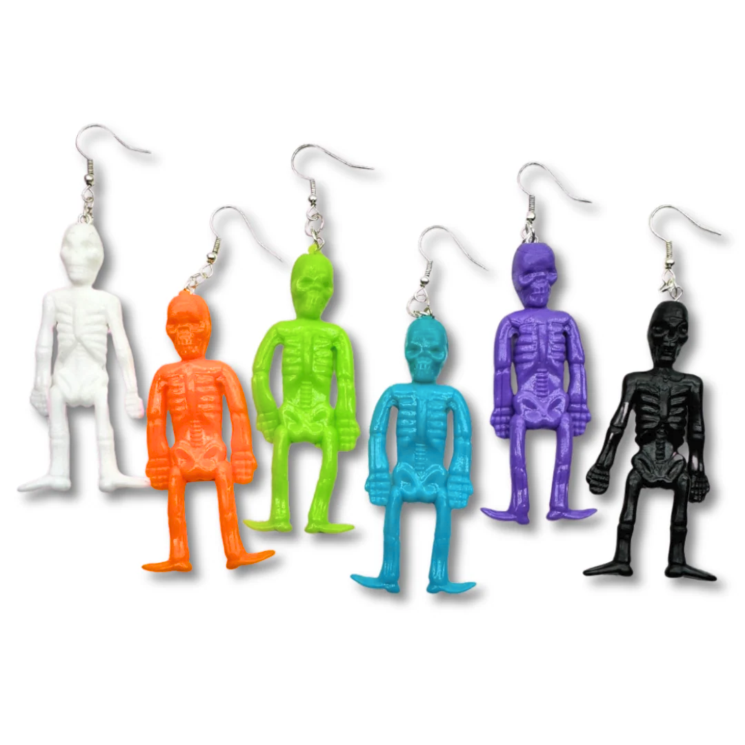 Stretchy Skeleton Earrings