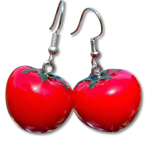 Tomato Charm Earrings