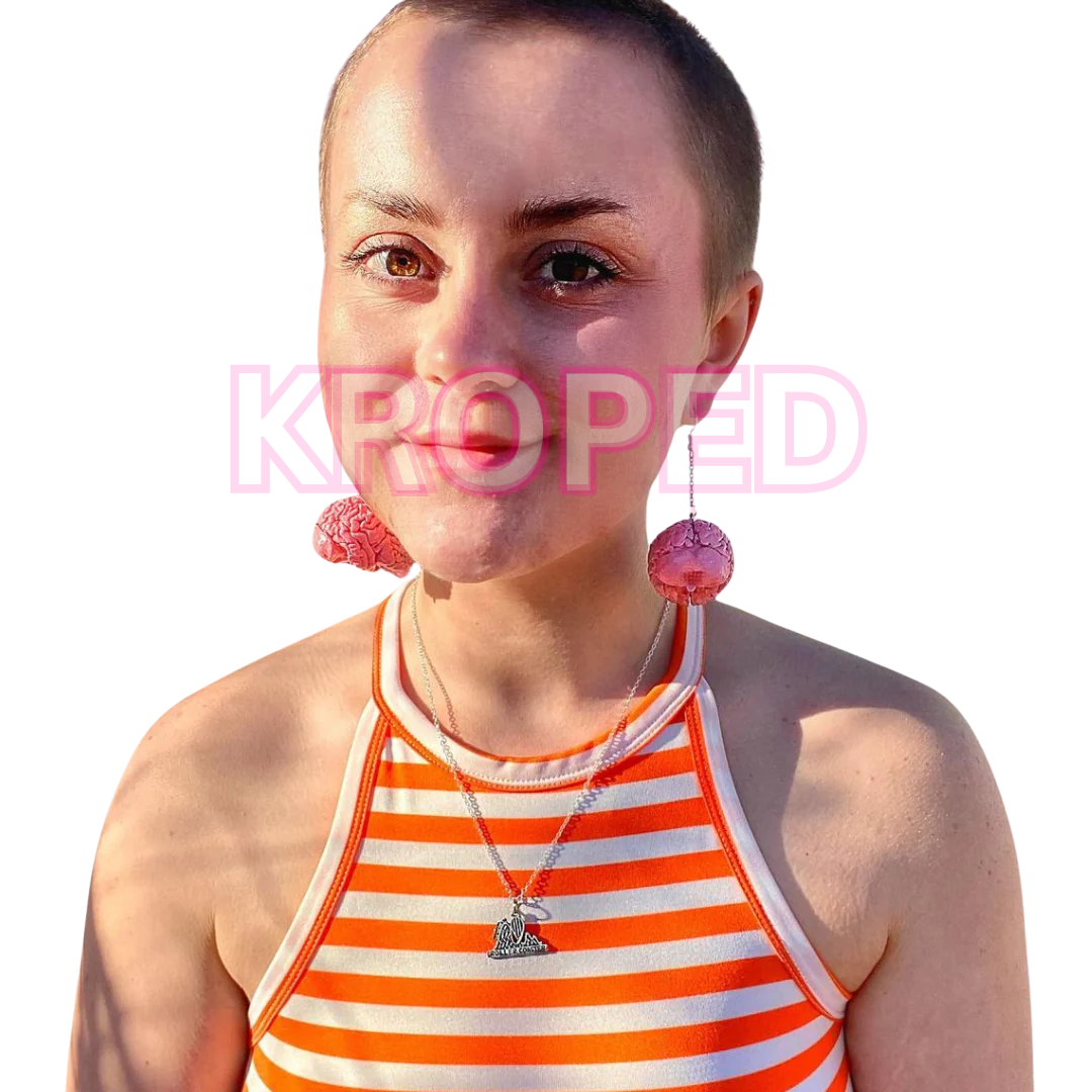 3D Anatomical Brain Earrings