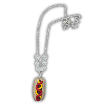 Hot Dog Necklace