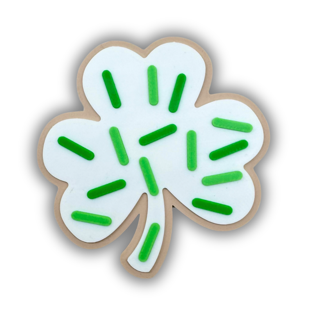 Clover Shamrock Cookie Magnets