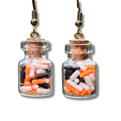 Halloween Candy Jar Earrings