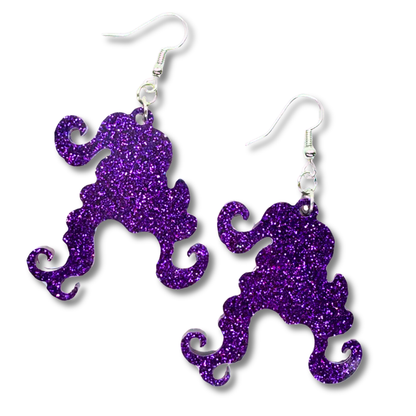 Witch Hair Shape Earrings