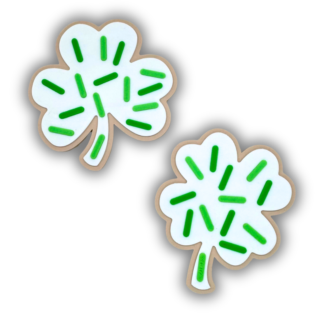 Clover Shamrock Cookie Magnets
