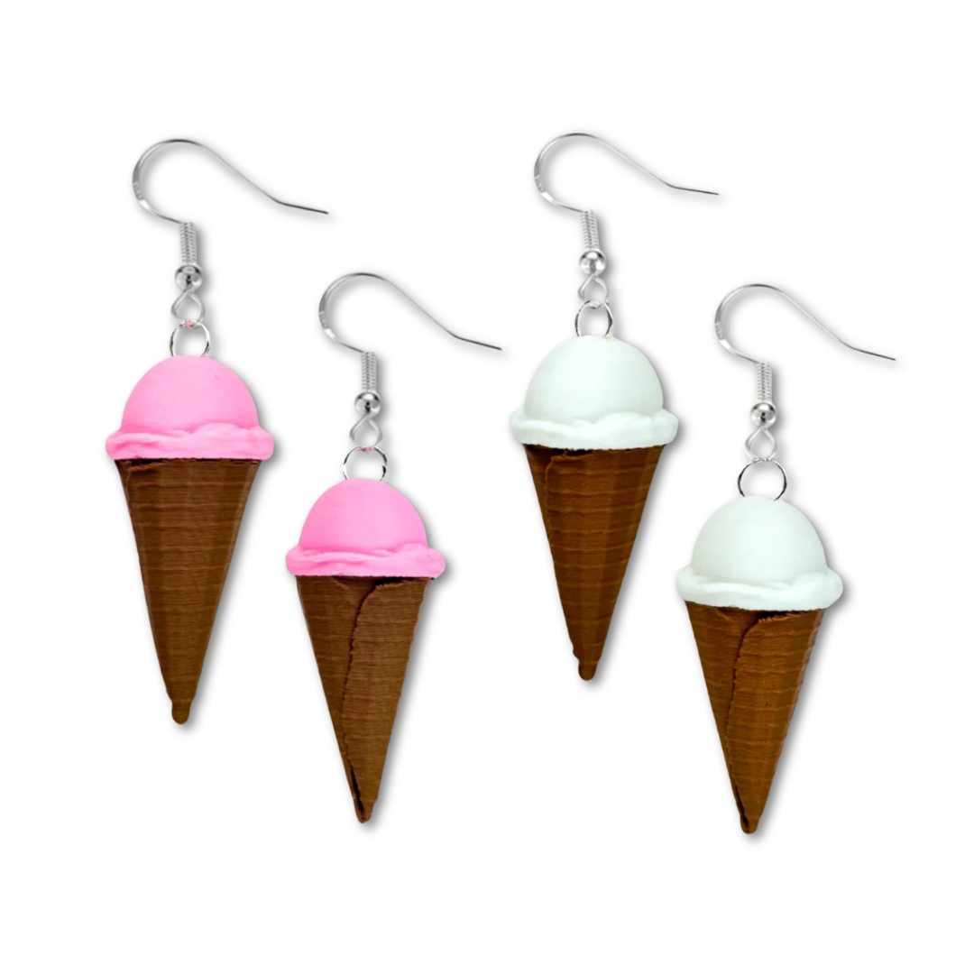 Ice Cream Cone Earrings