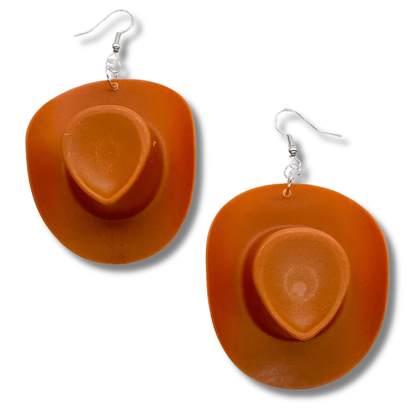 Cowboy Cowgirl Hat Earrings