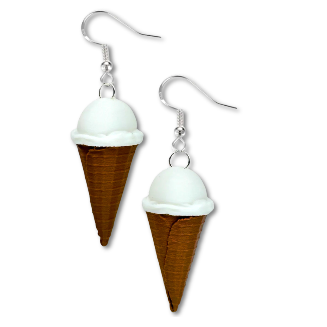 Ice Cream Cone Earrings