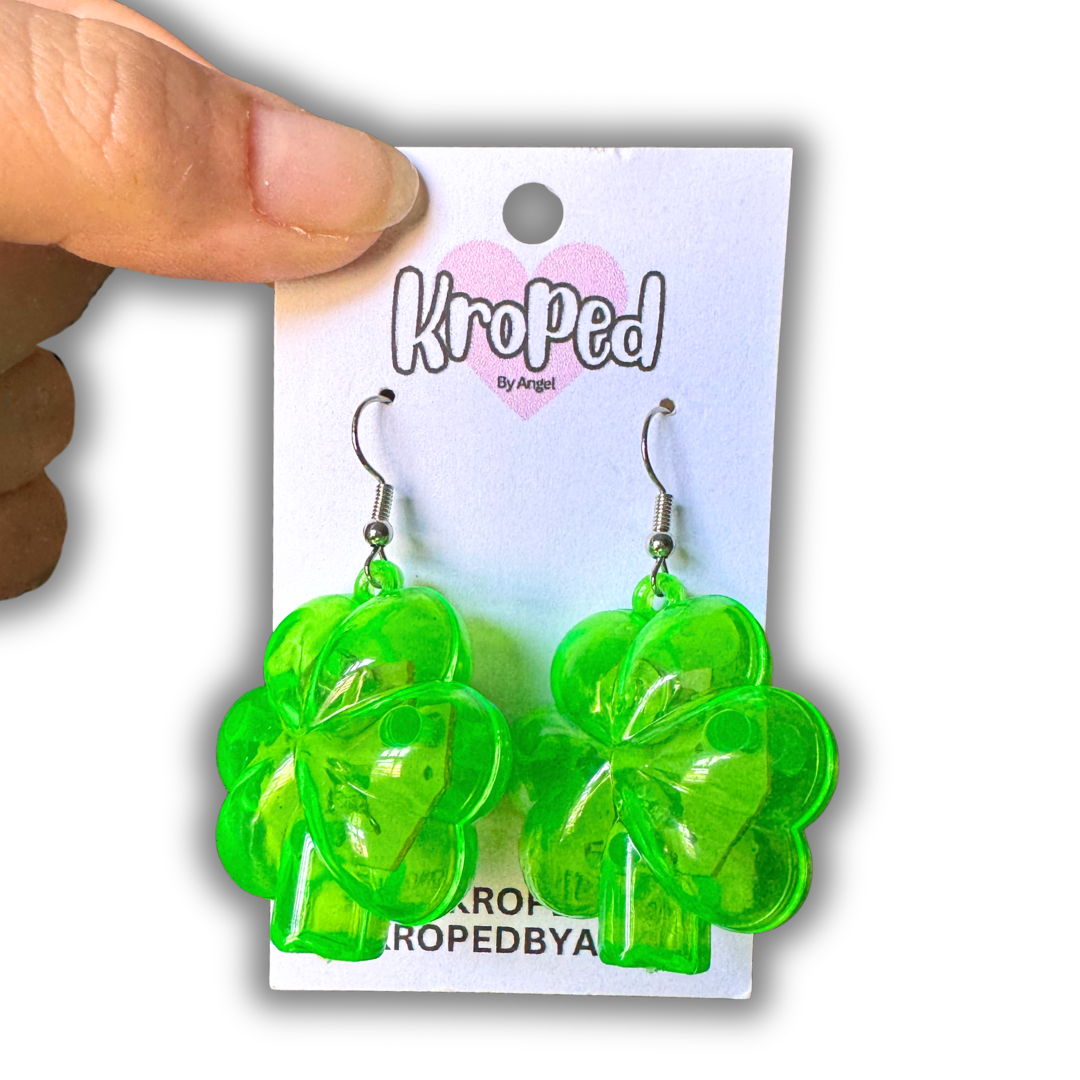 Light Up Shamrock Earrings