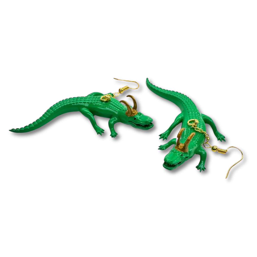 Alligator Loki Earrings