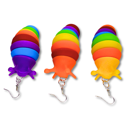 Fidget Slug Earrings