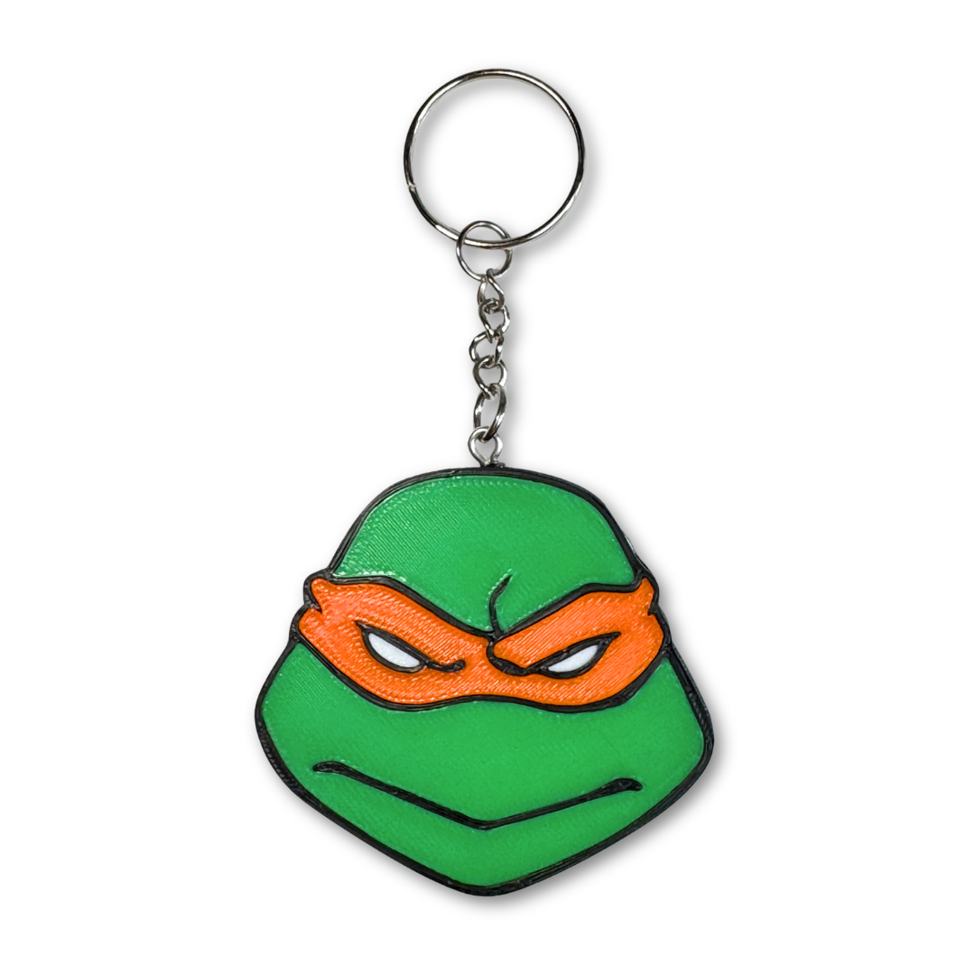 Turtle Hero Keychain