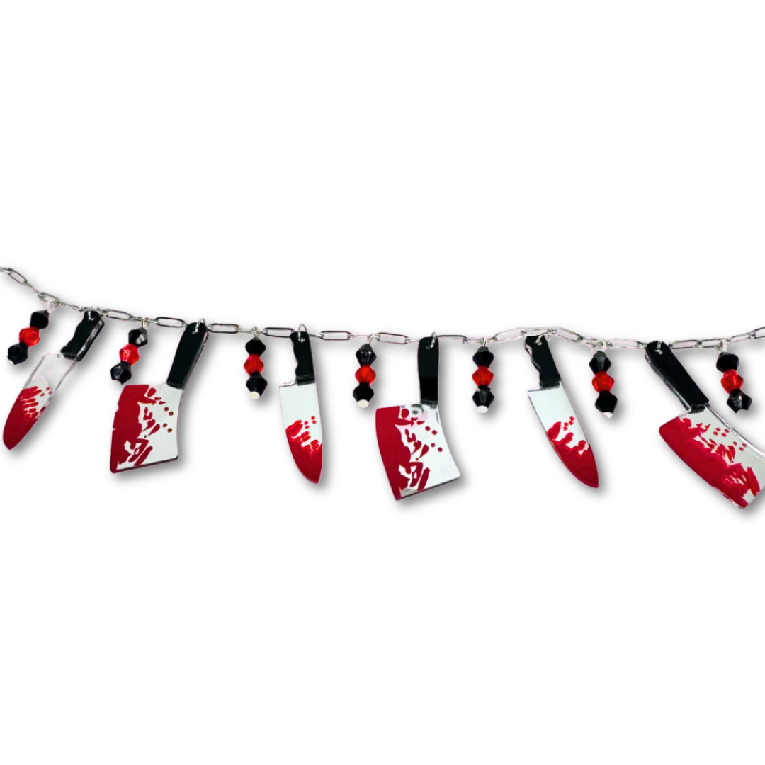 Halloween Knife Necklace
