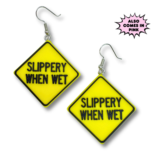 Slippery When Wet Earrings - More Colors