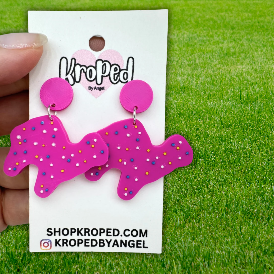 Iced Animal Cookie Earrings