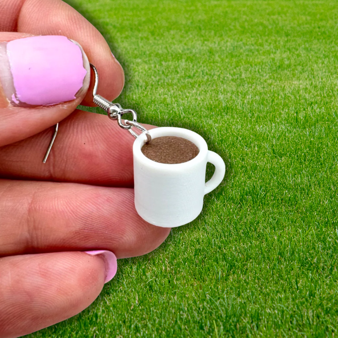 Coffee Cup Earrings