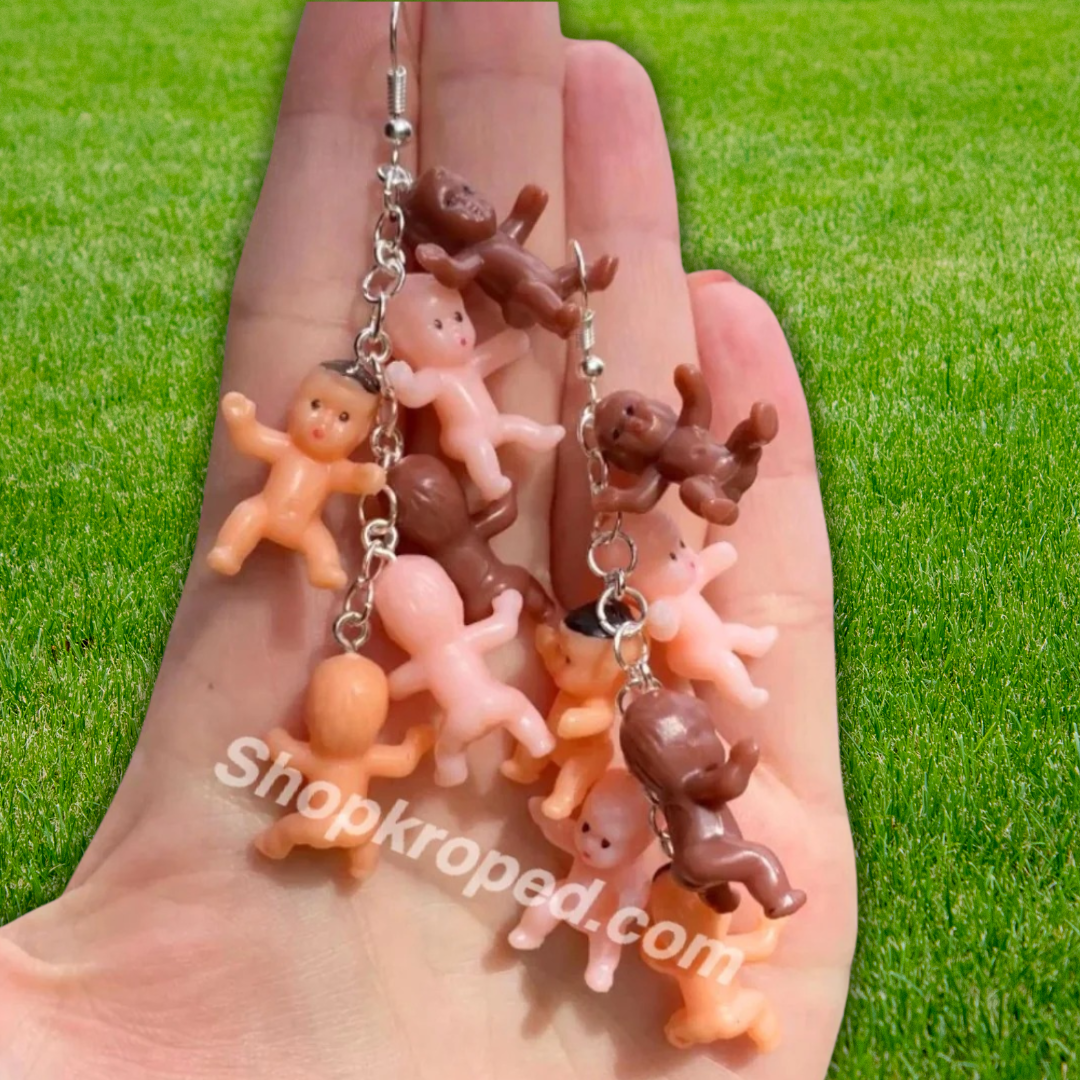 Baby Dangle Cluster Earrings