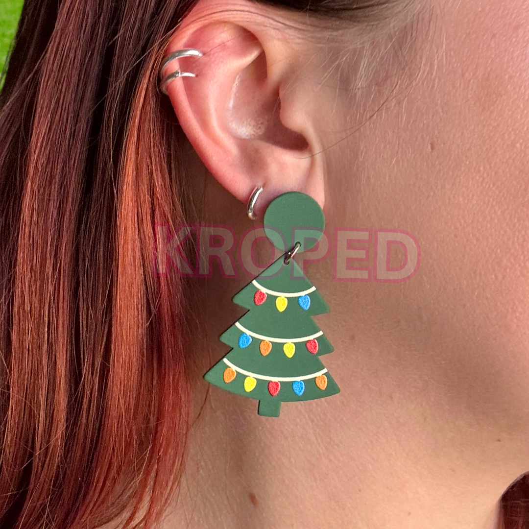 Christmas Tree Stud Earrings