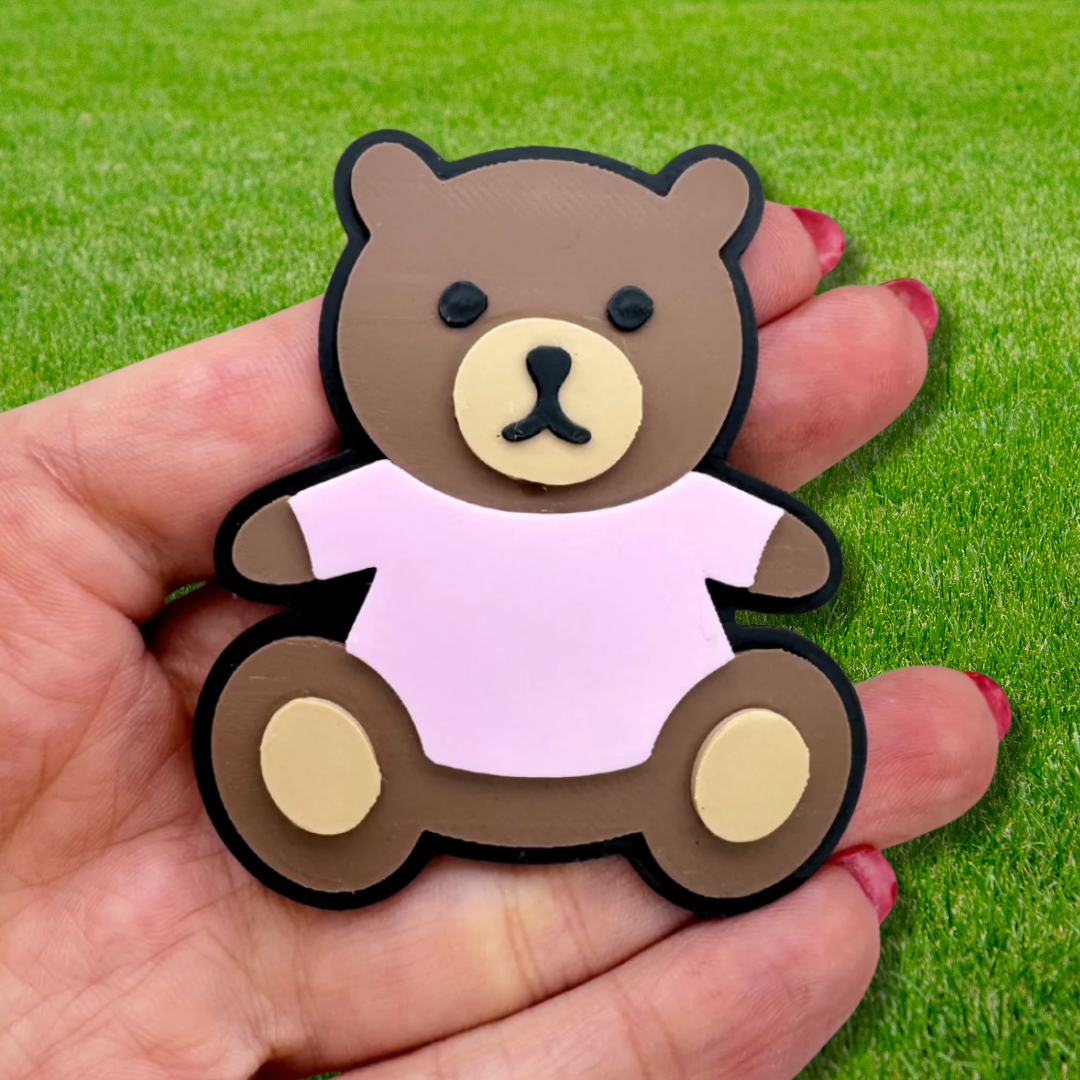 T-Shirt Teddy Bear Magnet - More Colors