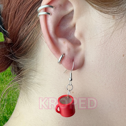 Coffee Cup Earrings